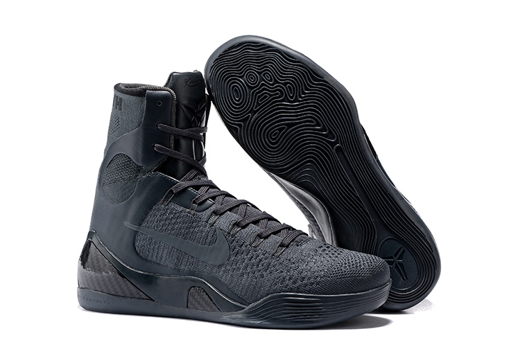 Nike Kobe 9 High Carbon Grey Basketball Shoes